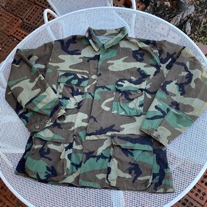 Military Combat coat Woodland camouflage Winfield large regular 8415-01-184-1335